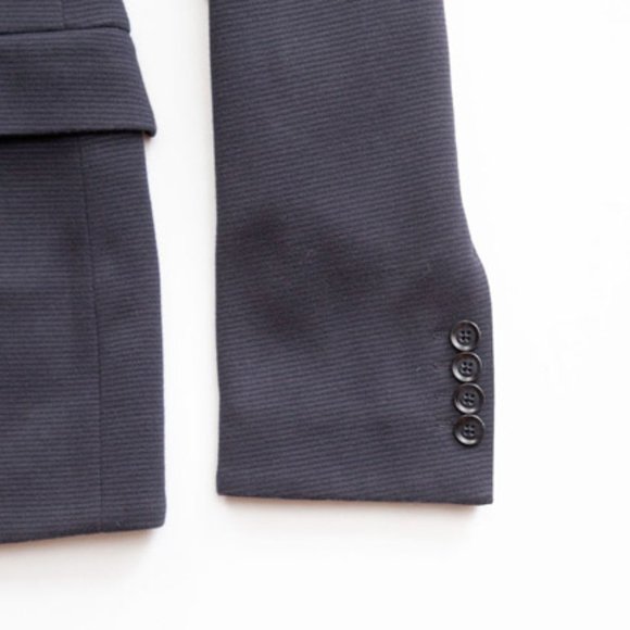 HUGO BOSS Black Rodd Striped Blue Regular Soft Blazer - Picture 2 of 9